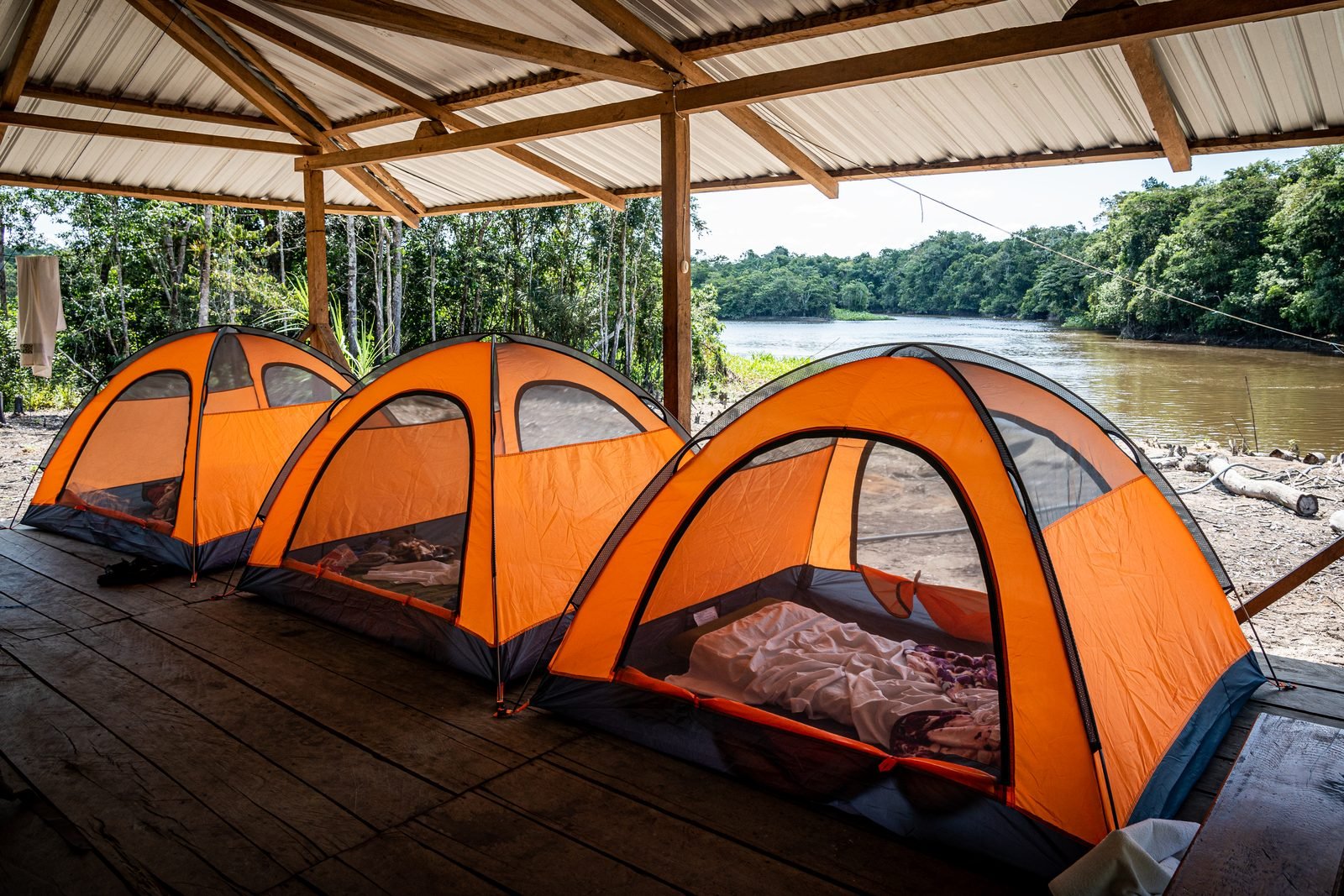 The Lagartococha deep-jungle camp